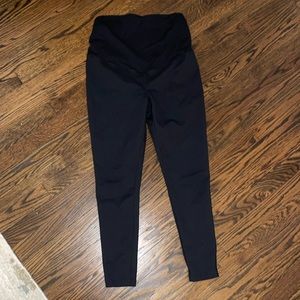 Zella maternity black leggings size large